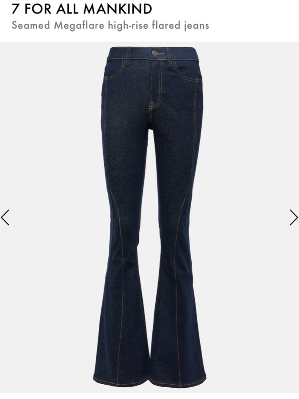 7 For All Mankind Flares Jeans - Picture 6 of 9